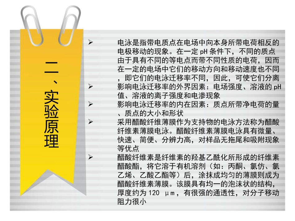 醋酸纤维薄膜电泳实验总结_第3页