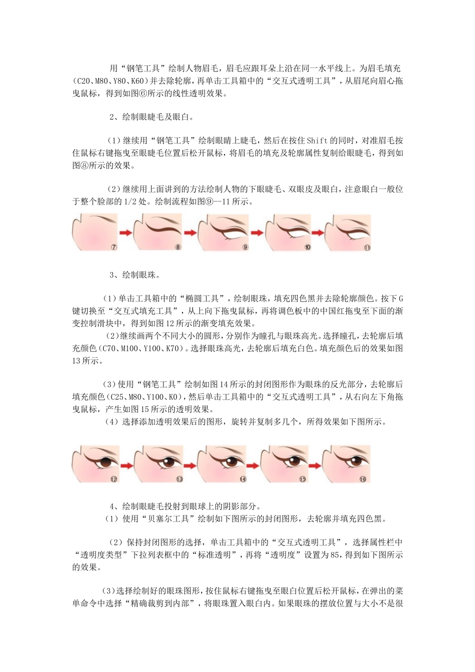 矢量MM五官画法_第3页