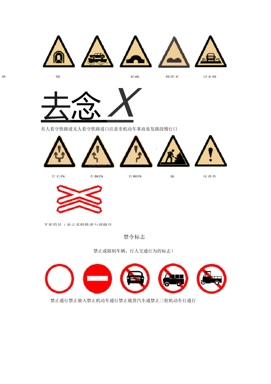 我的交通标志大全_第2页