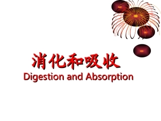 顾静 第五章 消化与吸收