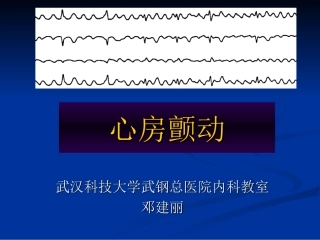 第四讲 心房颤动
