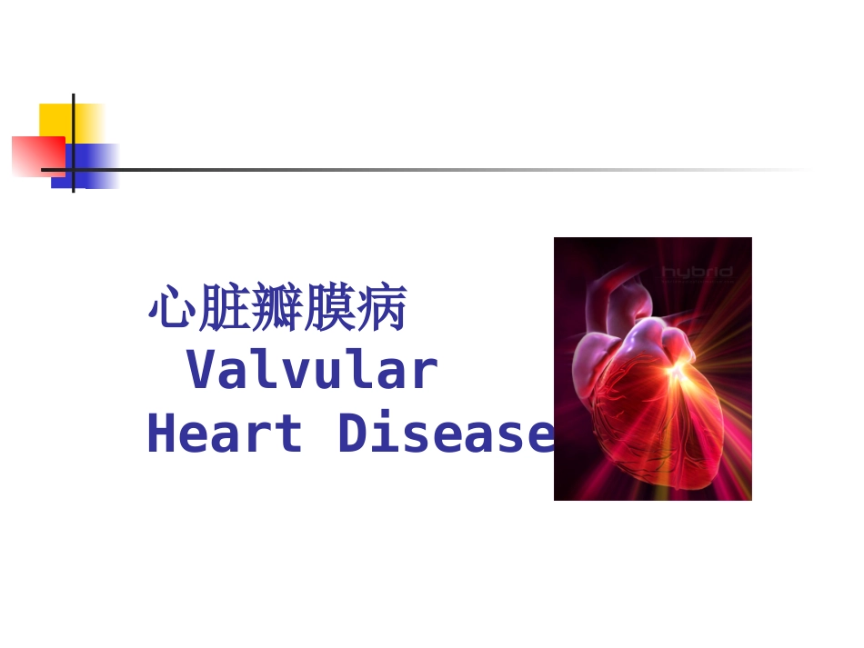 心瓣膜病(1)_第1页