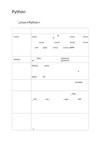 Python web全栈学习路线