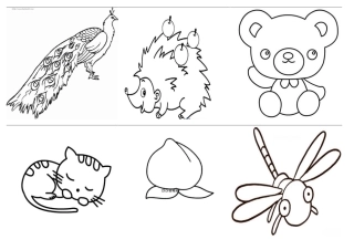 儿童涂色简笔画-A4打印-72个