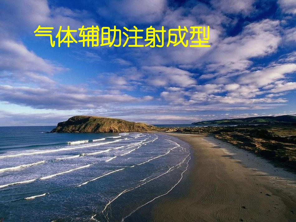 气体辅助注射成型_第1页