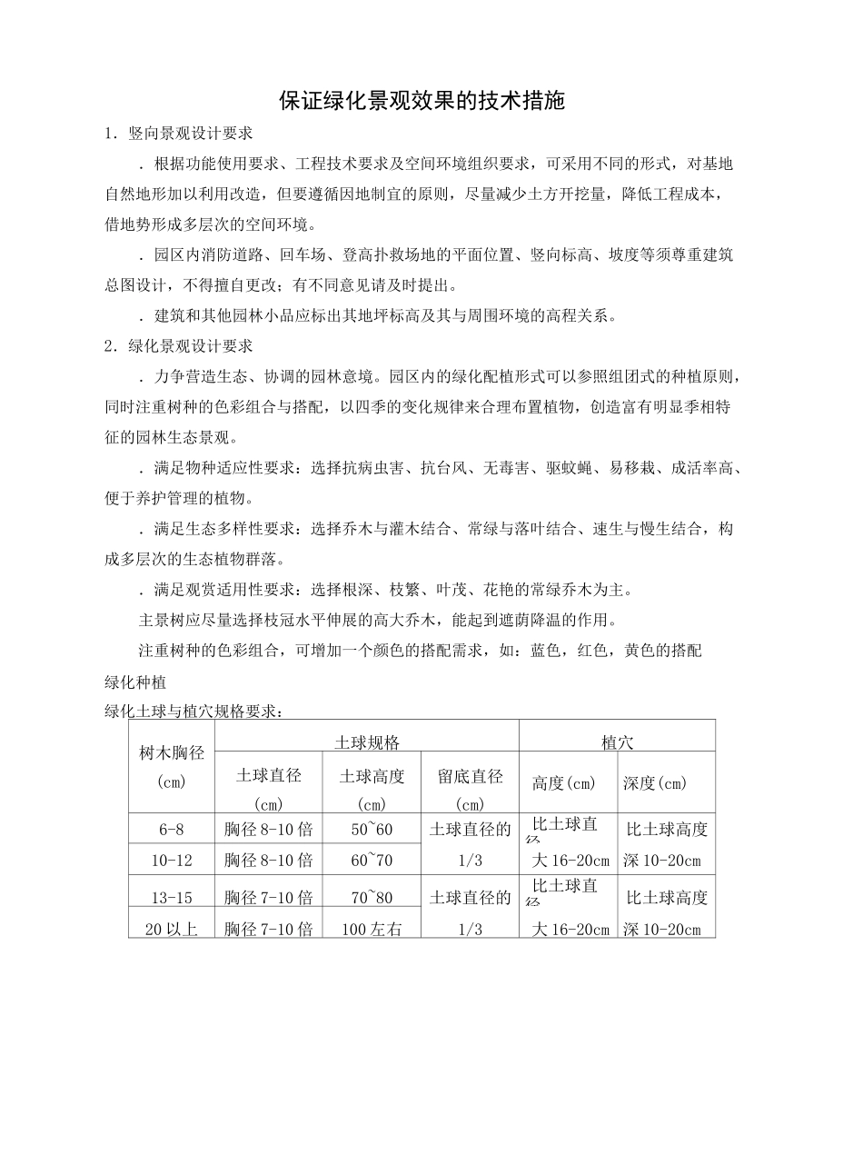 保证绿化景观效果的技术措施_第2页
