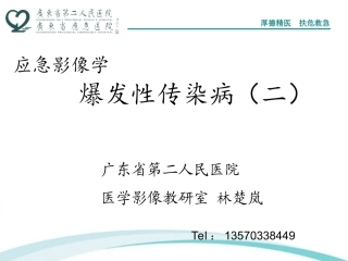 爆发性传染病(二)资料