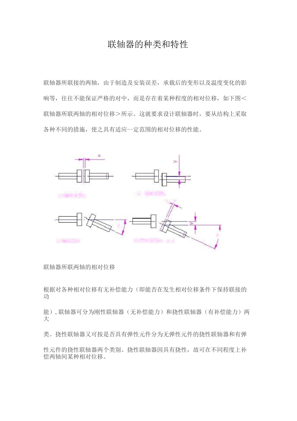 联轴器的种类和特性_第1页