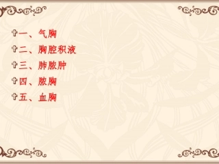 胸腔积液-气胸-脓肿-