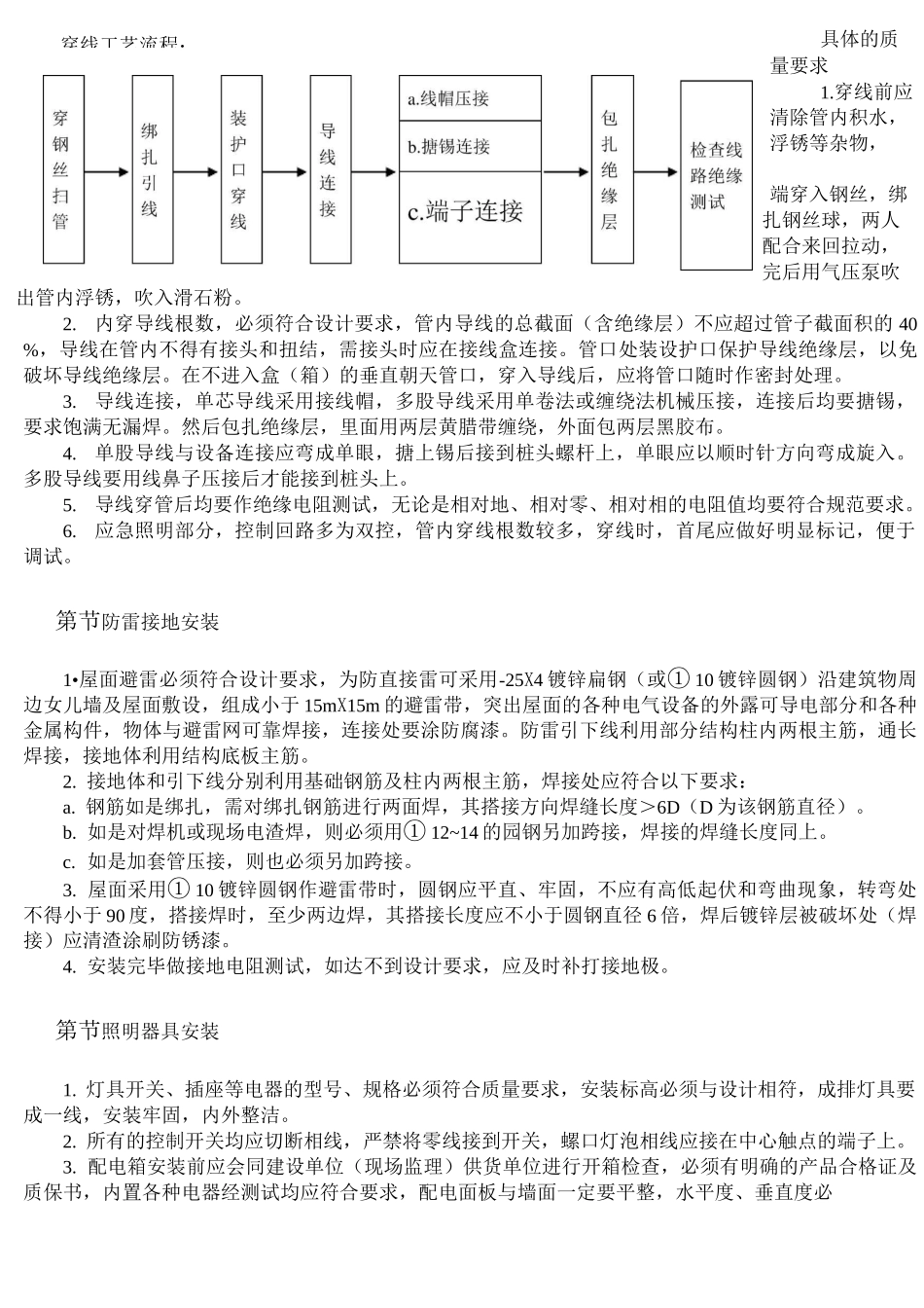 水电安装施工工艺流程_第2页