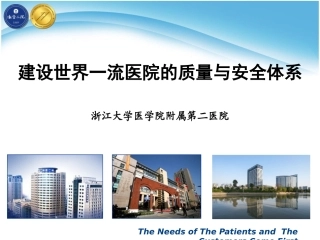 建设世界一流医院的质量与安全-(1)