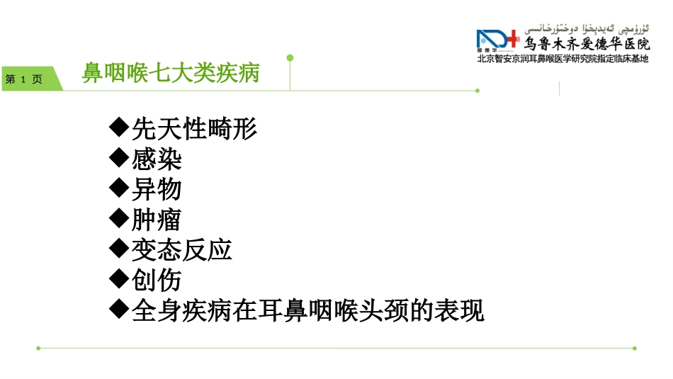 新疆耳鼻喉专家讲座讲义_第2页