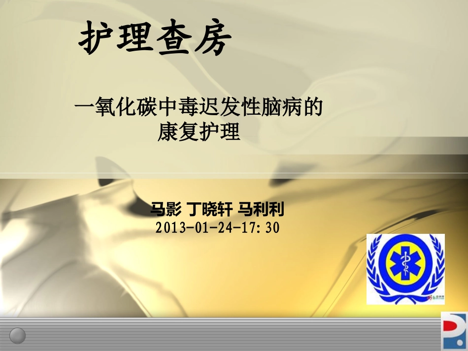丁晓毛一氧化碳中毒11年2月_第1页