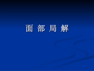 面_部_局_解