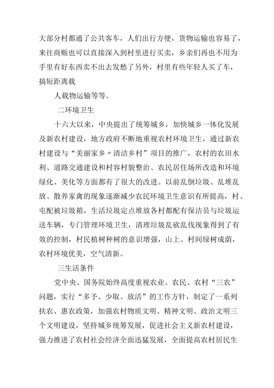 个人回乡调研报告_第2页