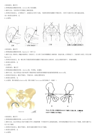 骨科X线划线意义