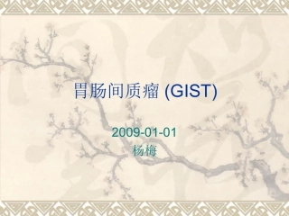 胃肠间质瘤影像学特点