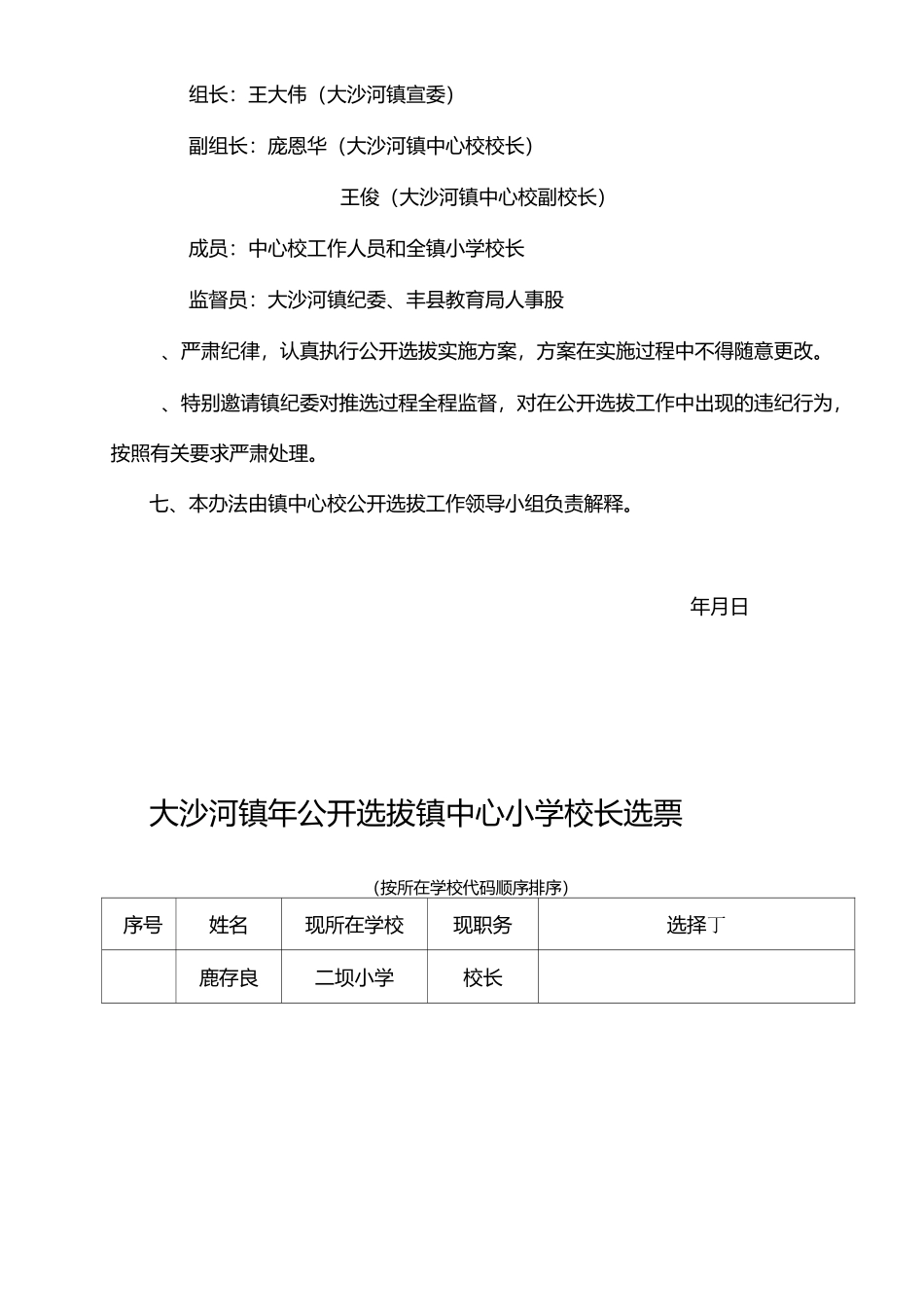 公开选拔小学校长实施方案_第3页