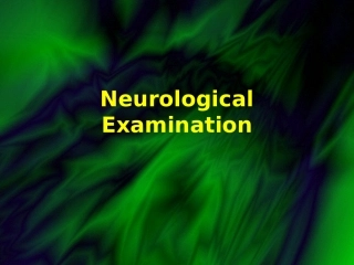 Neurological Examination