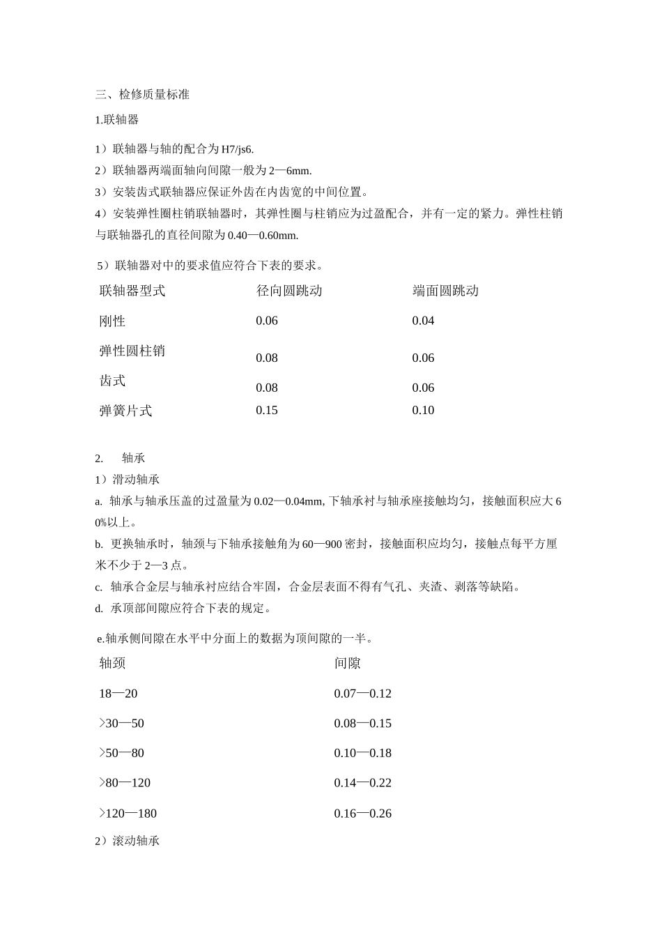 石油化工离心泵的检修规程_第2页