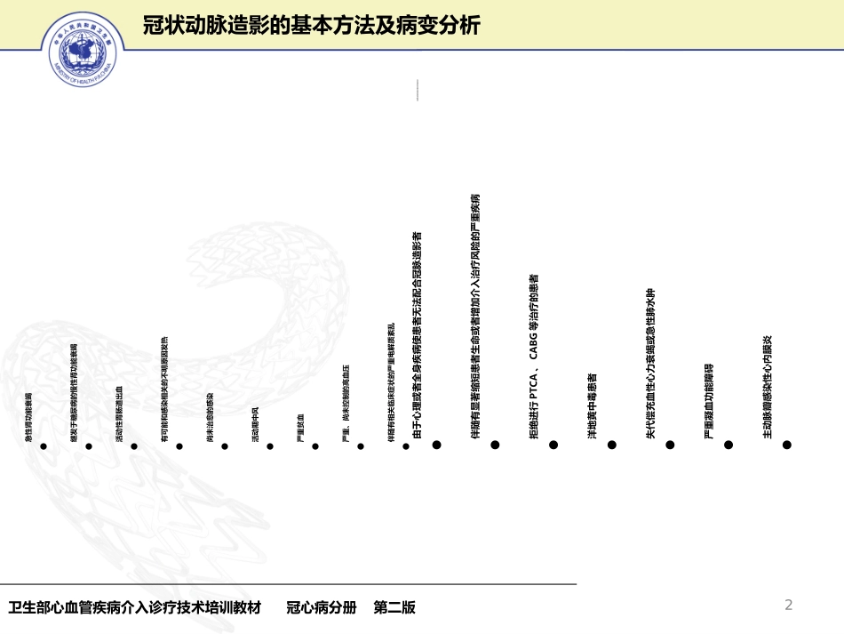 冠状动脉造影基本方法及病变分析-文档资料_第2页