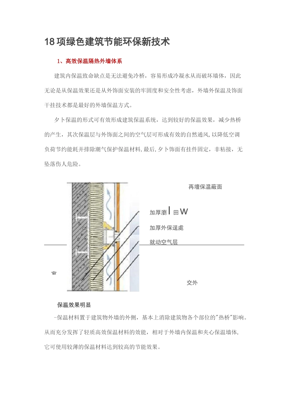 18项绿色建筑节能环保新技术_第1页