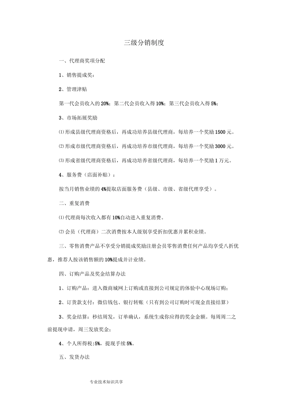 三级分销制度全_第1页
