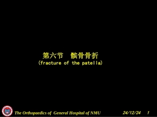 膝关节损伤(韧带、半月板、骨)