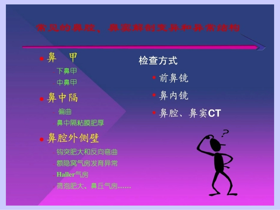 鼻腔鼻窦解剖变异_第2页