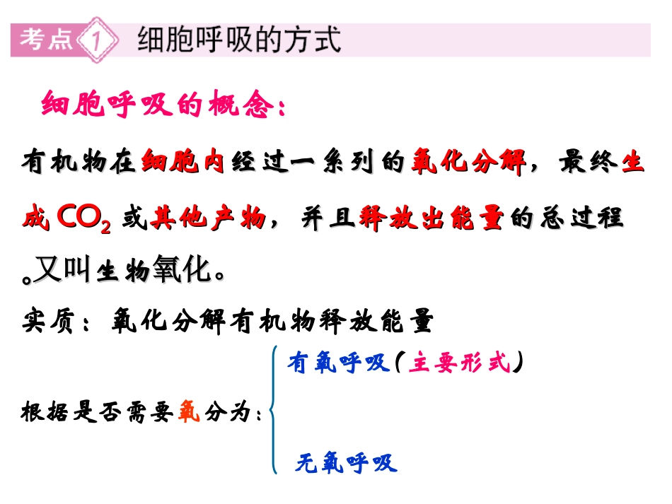 ATP的主要来源—细胞呼吸上课_第2页