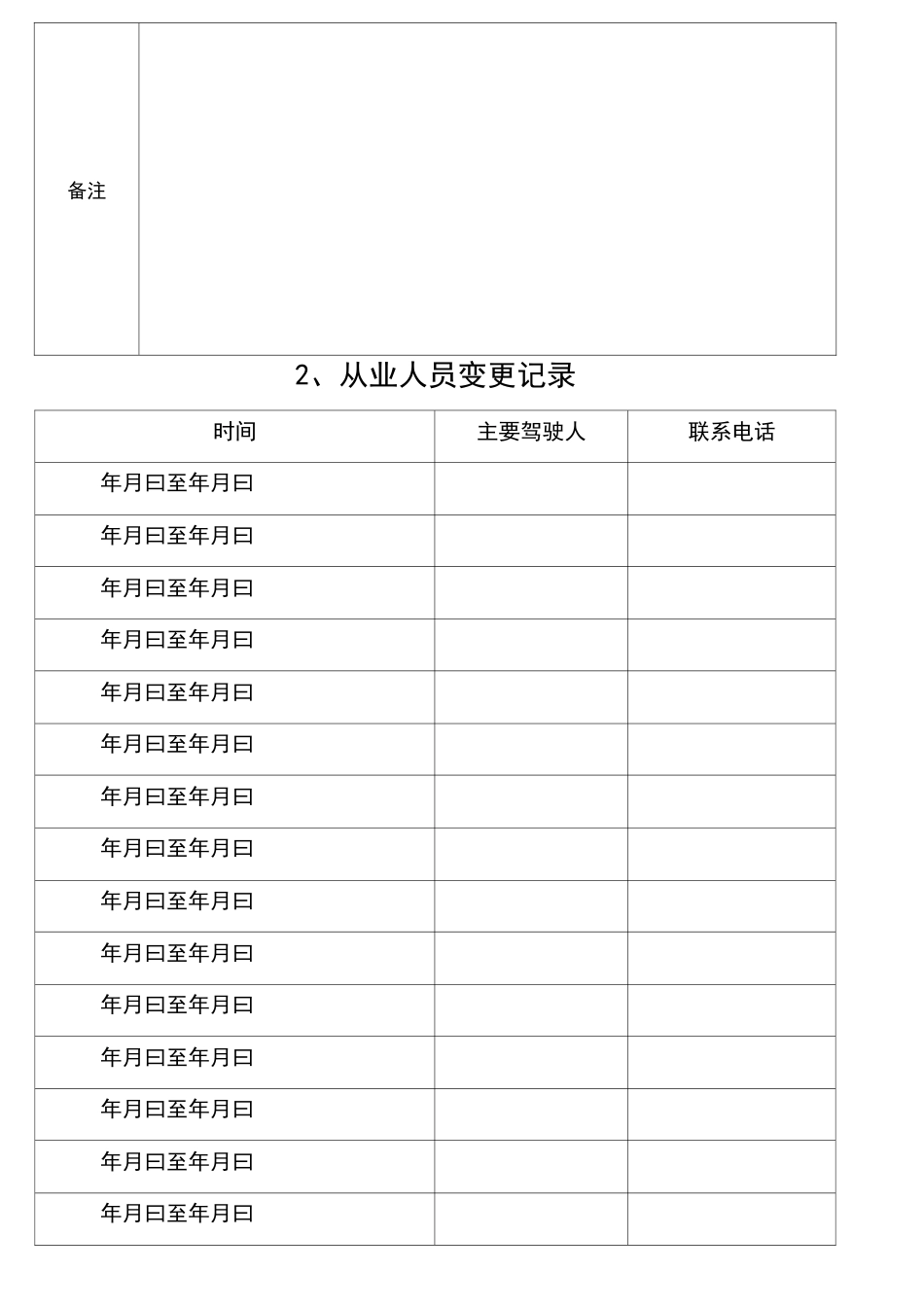 车辆档案范本一车一档_第3页