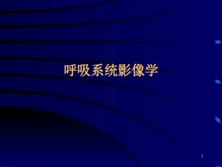 正常胸部CT