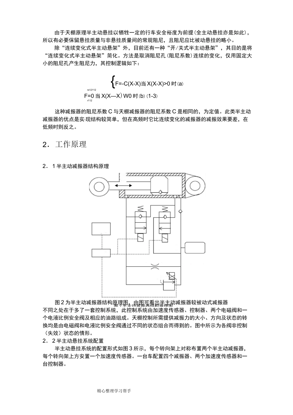 半主动减振器工作原理和控制方式_第3页