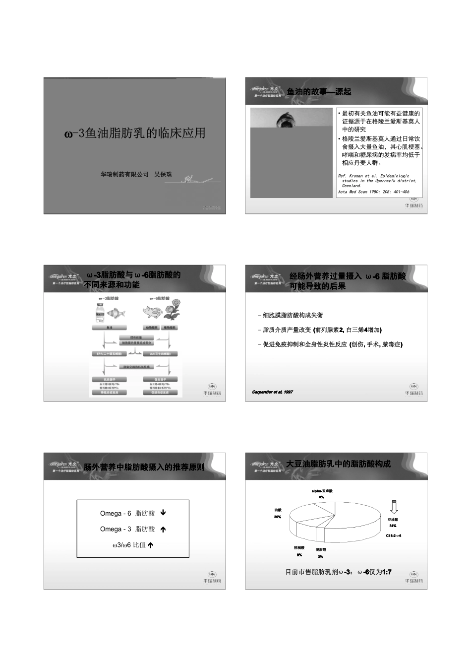 鱼油脂肪乳的临床应用_第1页