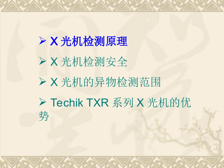 Xray食品异物检测机_Techik_第3页