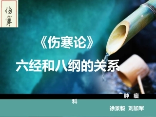 伤寒论六经和八纲的关系