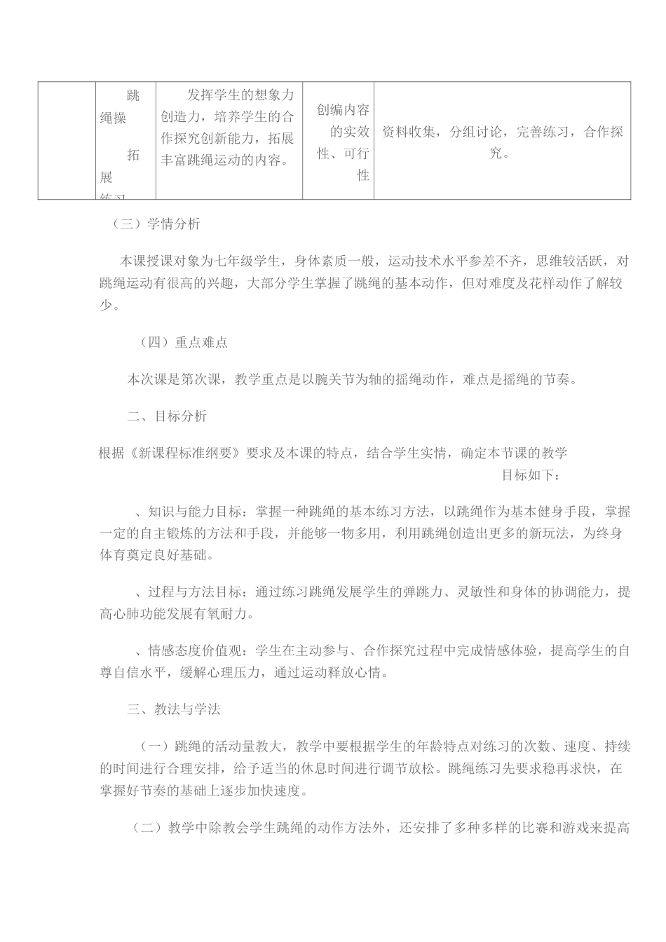 跳绳教学设计与反思_第2页