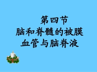最新脑、脊髓被膜-脑脊液-脑血管-PPT文档