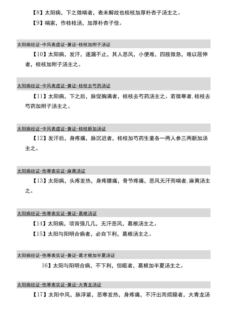 《伤寒论》《金匮要略》背诵条文_第2页