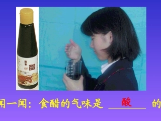 食醋的气味是酸的