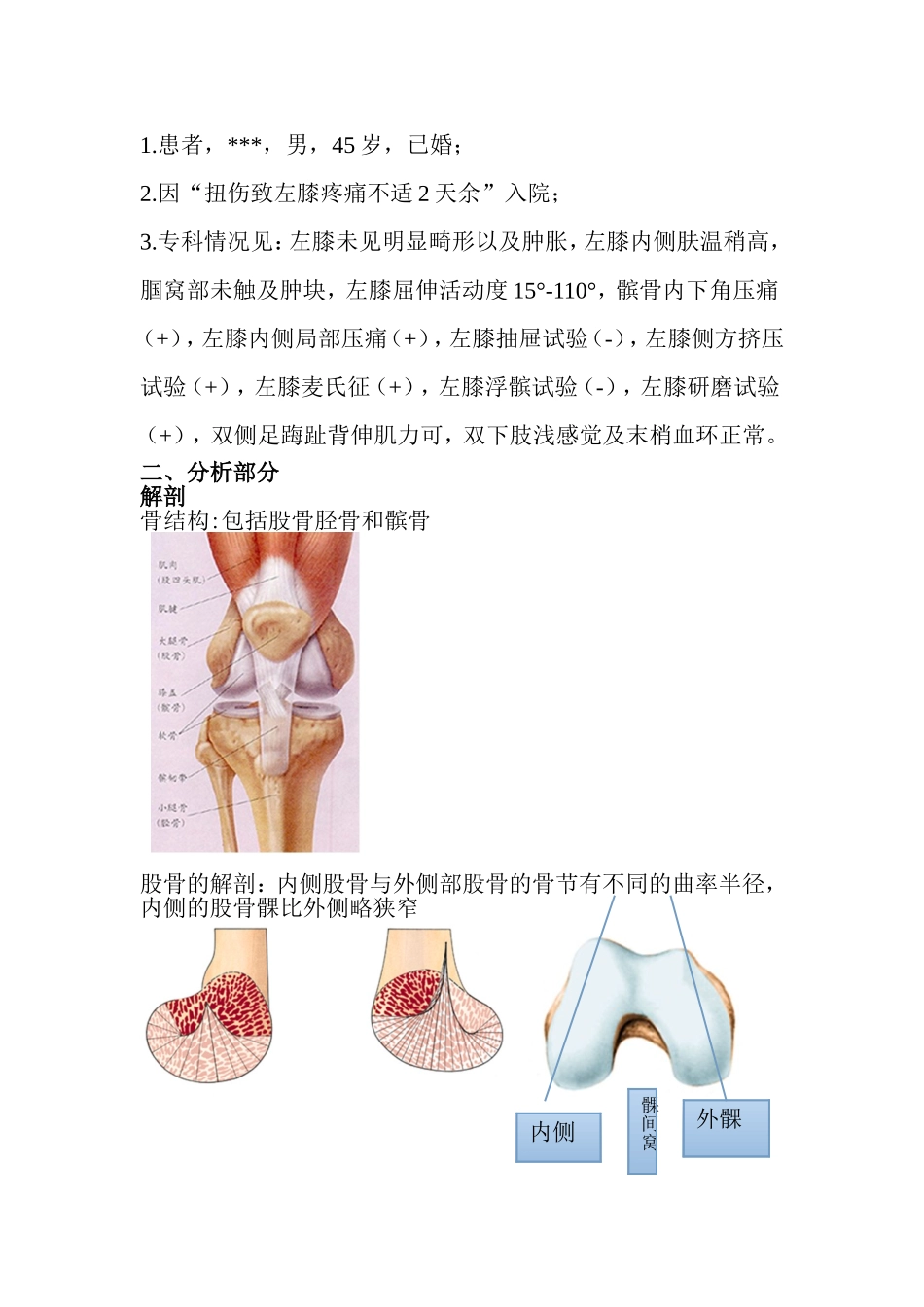 膝关节影像学分析_第1页