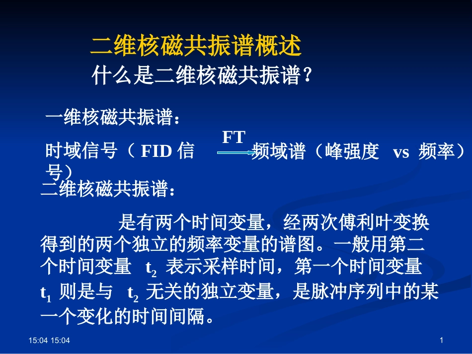 二维核磁共振谱(精简2)_第1页