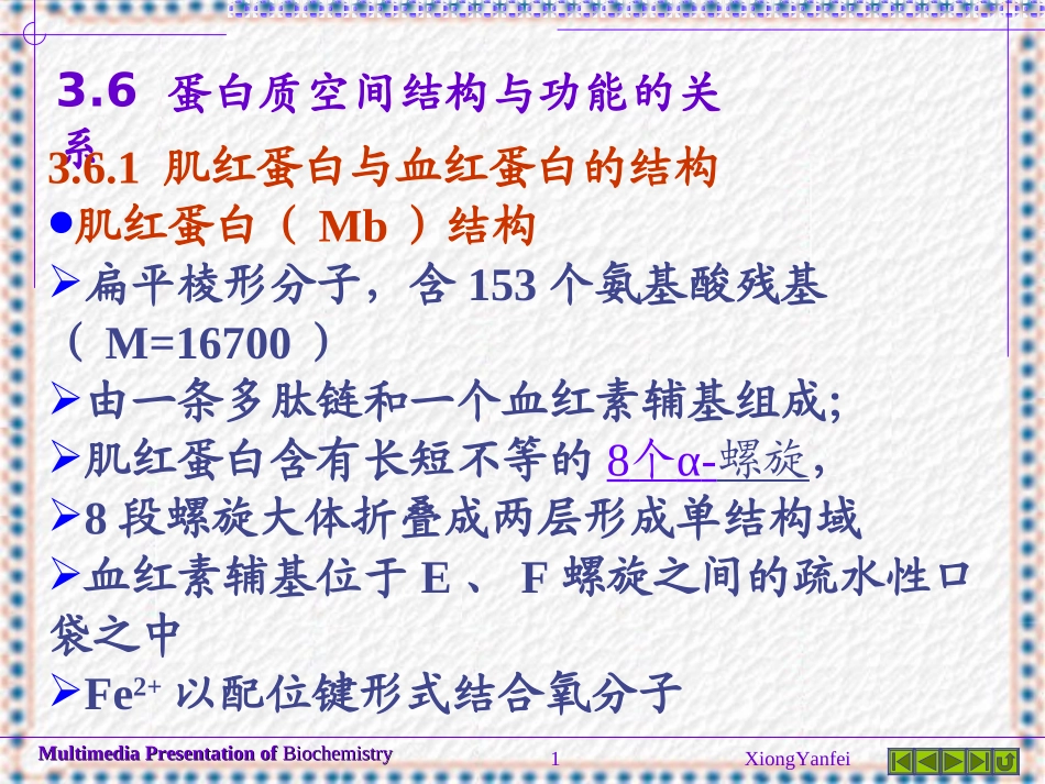 第3章 蛋白质的高级结构_第1页