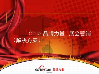 CCTV品牌力量展会营销解决方案