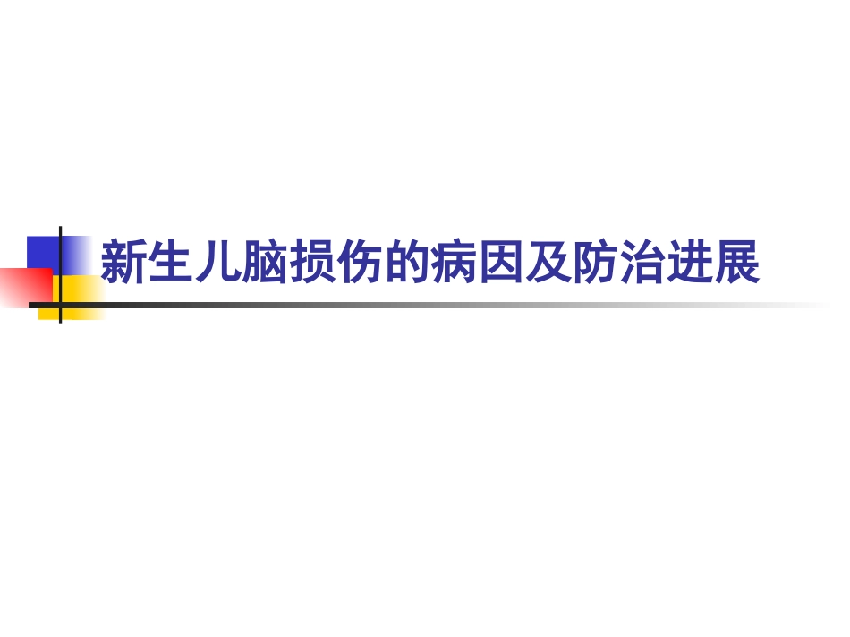 新生儿脑损伤与神经发育评估及早期干预-061106福州_第3页