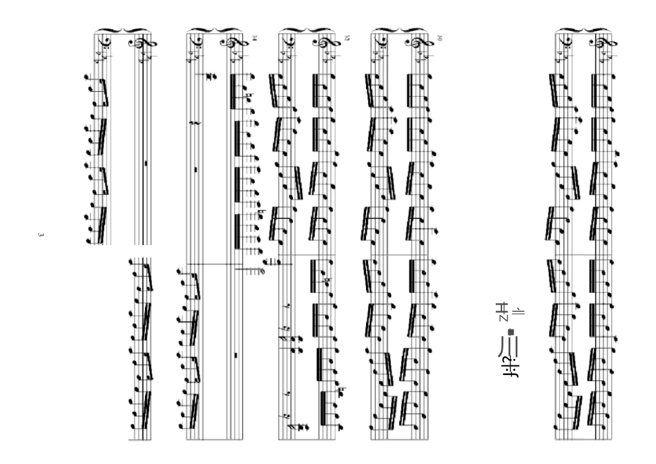 克罗地亚狂想曲钢琴谱_第3页