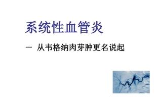 系统性血管炎2013