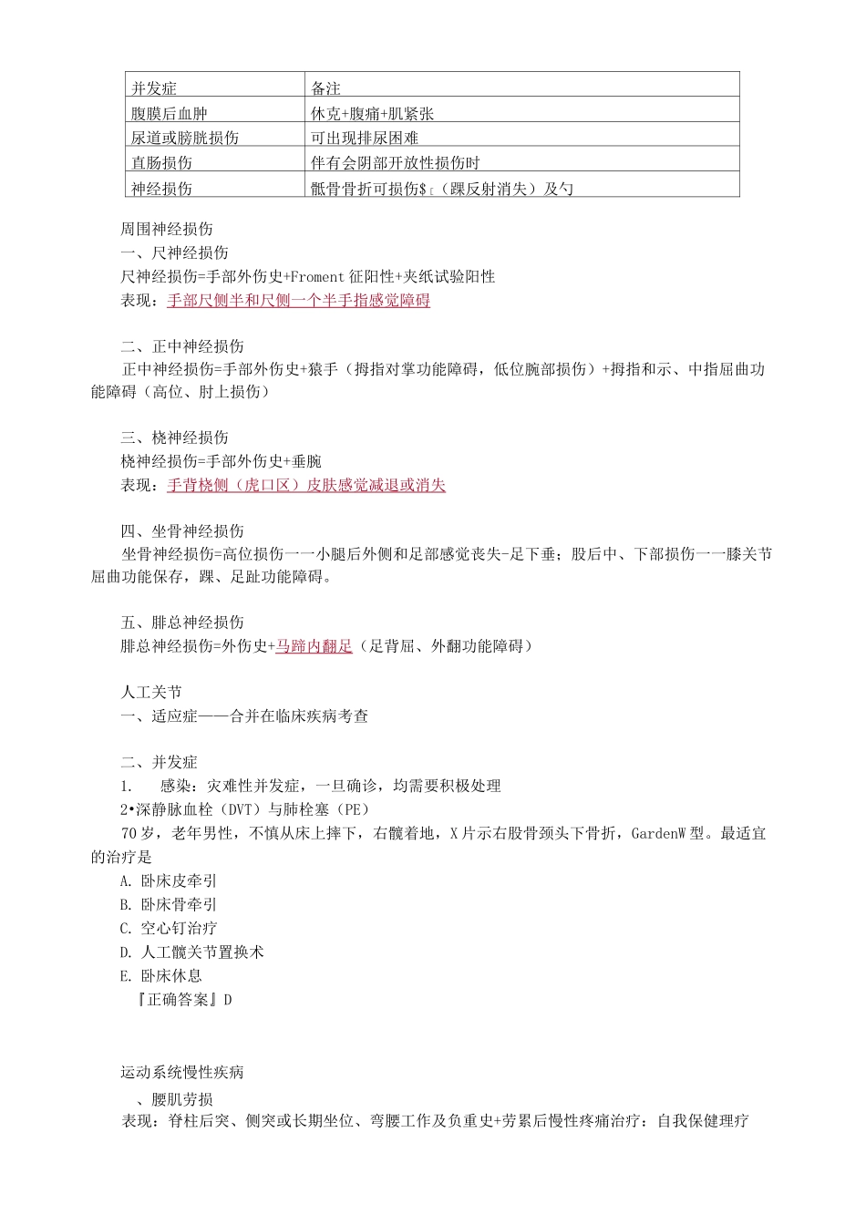 骨外科考点总结_第2页