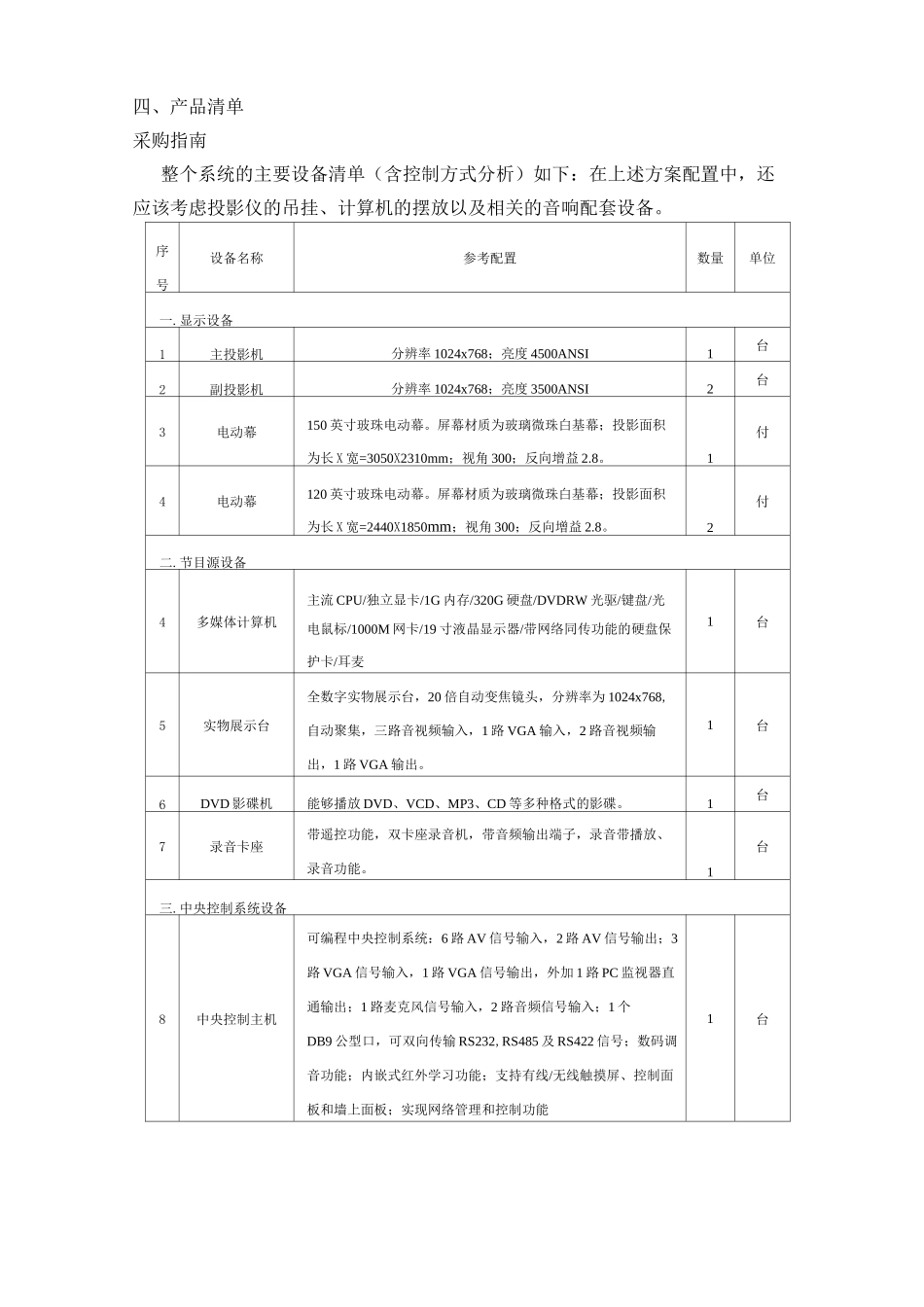 多媒体学术报告厅设计方案_第3页