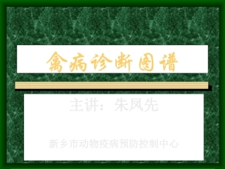 鸡病诊断图谱